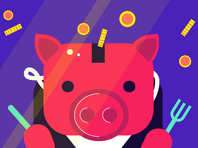 Piggybank illustration