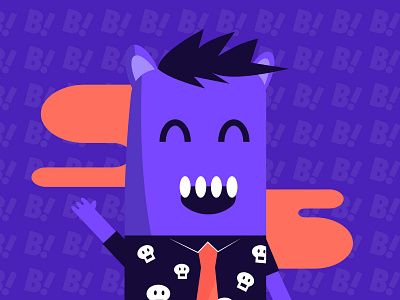 brandenstein brand mascot illustration