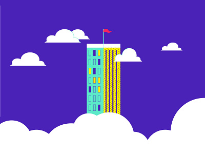 skyscraper illustration