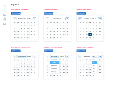 Date Picker Component design systems product design ui