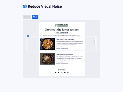 Reduced Visual Noise app app design product design ui ui design ux
