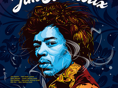 Art digital - Jimi Hendrix design illustration illustrator vector