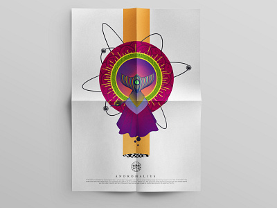 ANDROMALIUS POSTER /// CONTRAST aesthetic art direction character design concept design design illustrator minimal poster art poster design vector