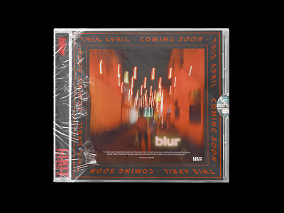 BLUR CD COVER /// CONTRAST album art album cover album cover design art direction blurred concept design design minimal vector