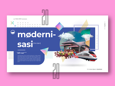 Moderni-sasi UX/UI Poster concept art direction concept design design flat poster design typography ui ux vector web