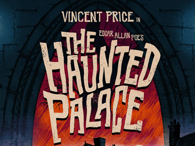 The Haunted Palace film poster film title sleeve design
