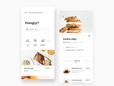 Delivery App @design cleanui delivery app deliveryapp food food app foodapp fooddeliveryapp ui uidesign ux uxdesign uxdesigner