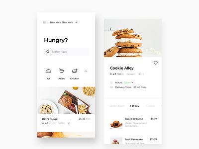 Delivery App @design cleanui delivery app deliveryapp food food app foodapp fooddeliveryapp ui uidesign ux uxdesign uxdesigner