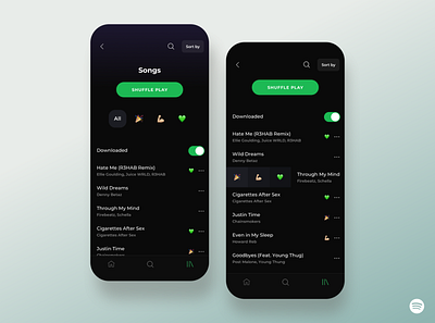 Spotify Redesign [Part 2] ai app appdesign application appredesign branding design designchallenge illustration music musicapp redesign spotify spotifyredesign startup ui ux uxdesign uxdesigner webdesign