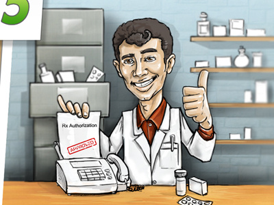 Pharmacist cartoon