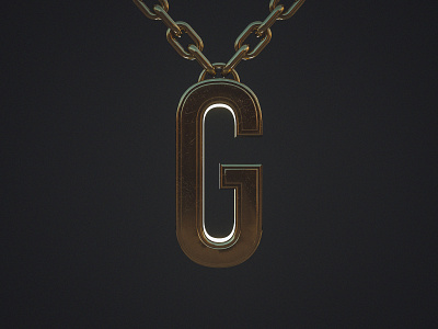 G is for Gangsta 36 days of type 36daysoftype 3d 3d art cinema 4d experiment lettering octane otoy personal project render type typography