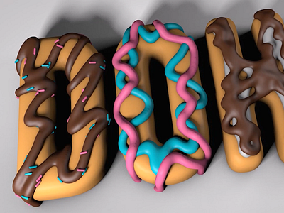 3D Donut & Cream