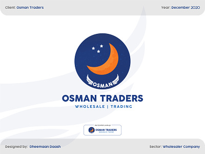 Osman Traders | Wholesale - Trading adobe illustrator brand design branding design dheemaansdimension flat illustration illustrator logo logo design traders logo vector