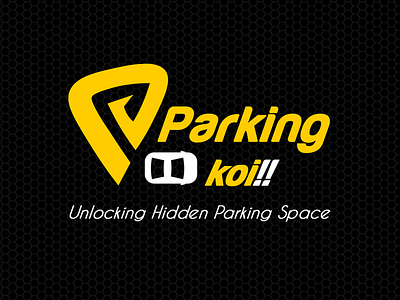 Parking Koi!! Logo branding design flat icon illustration logo vector