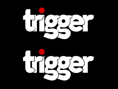 Trigger Logo branding design illustration logo typography vector
