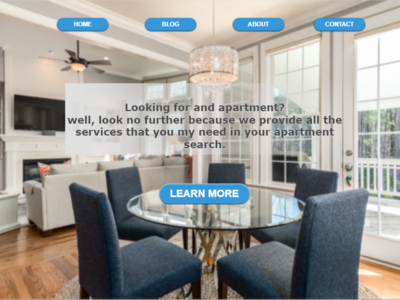 Apt Locator landing page design prototype ui ux uxpin uxui uxuidesign