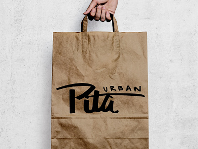 Urban Pita Logo branding design logo typography