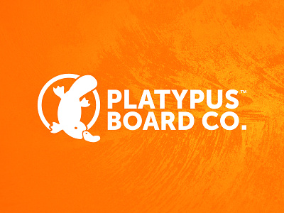 Platypus Board Co. logo skateboard