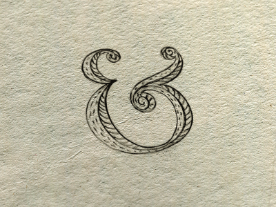 Ampersand sketch