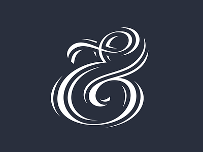 Ampersand for t-shirt ampersand custom lettering outline t shirt tee type typography vector