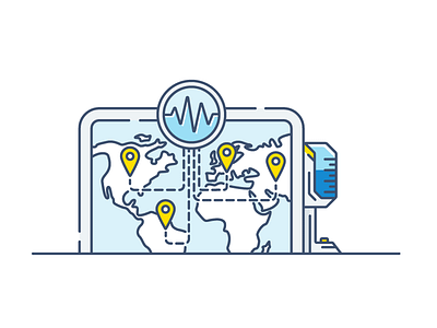 CDN - Peak absorption absorption cdn content delivery icon network panel peak vector