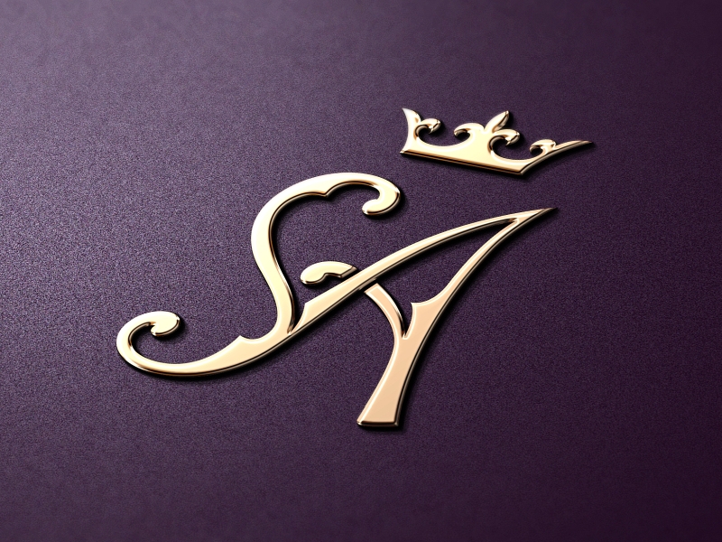 Ca initial wedding monogram logo vector image on VectorStock | Wedding logo  design, Wedding logo monogram, Wedding initials logo