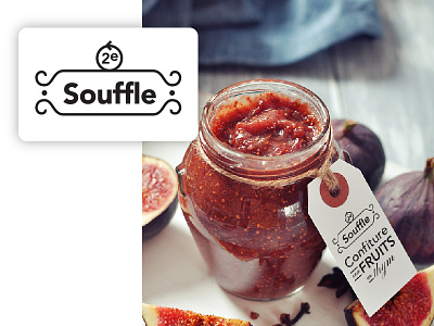 Deuxieme Souffle brand branding design flat food geometric graphic illustration label logo minimal mix natural organic simple texture type typography vector website