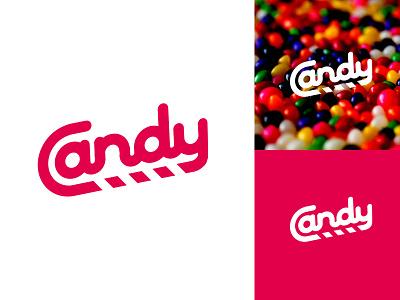 Candy brand branding caramel design flat graphic icon identity illustration illustrator lettering logo look and feel minimal sugar sweet texture type typography vector