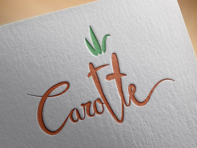 Carotte Lettering abstract brand branding carotte design flat graphic handwrite icon illustration illustrator lettering logo logotype minimal texture type typography vector veggie