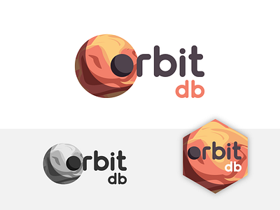 Orbit bd app brand branding design flat graphic icon identity illustration logo minimal moon planet space technology type typography vector web website