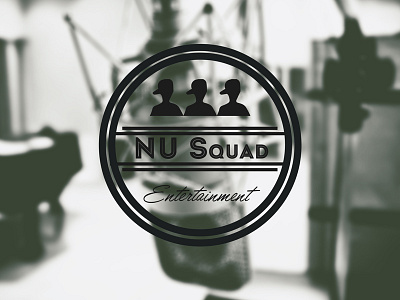 NU Squad Entertainment Logo apparel logo music rap label