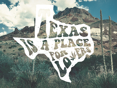 Texas is a place for lovers apparel print shirt texas typography vector