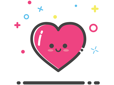 Hearty McHeartFace android app heart illustration pink practice