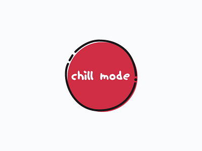 Chill Mode Button button illustration simple