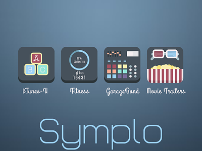 Symplo Apple Showcase apple design flat icons mobile