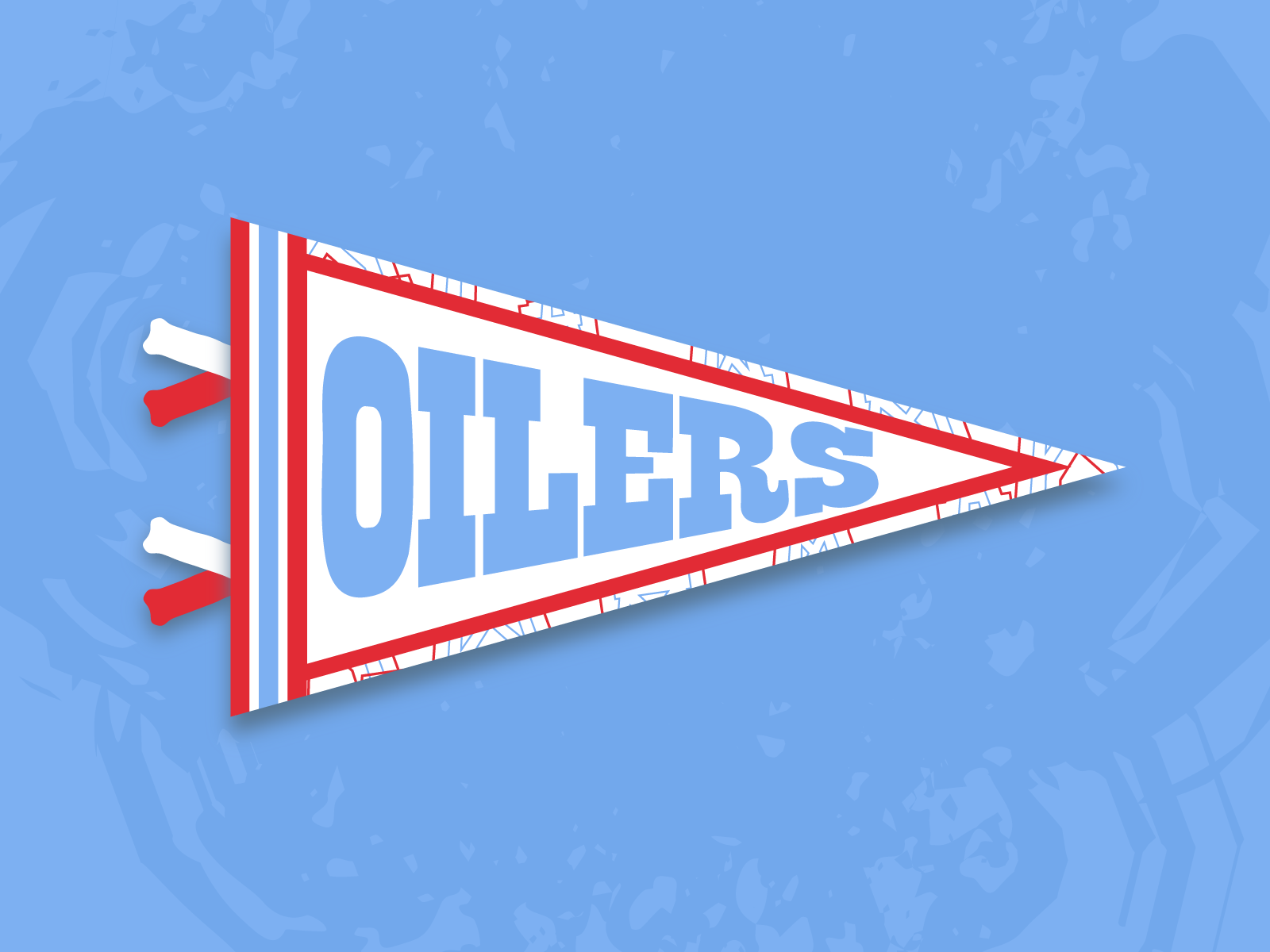 Houston Oilers Pennant by Travis Hall on Dribbble