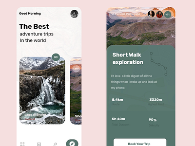 Travel App Design