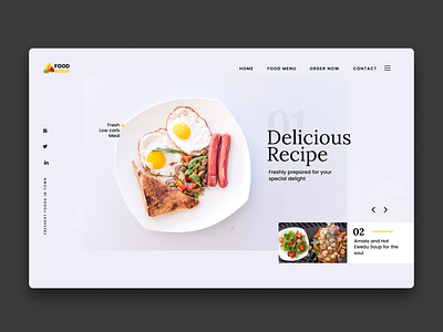 Restaurant landing page