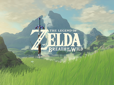Animated Logo for The Legend of Zelda: Breath of the Wild branding breath of the wild logo logo animation motion animation motion graphics nintendo nintendo switch the legend of zelda tloz zelda