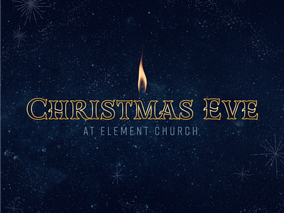 Christmas Eve adobe candle christian christmas christmas eve church design flame graphic design illustration illustrator photoshop series