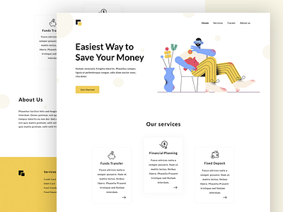 Finance Landing page