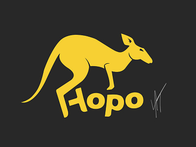 Daily Logo Challenge - Day 19 - Kangaroo branding dailylogo dailylogochallenge design illustrator kangaroo logo vector