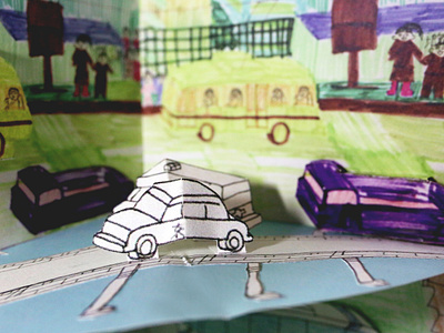 book Arts 1 - autistic children - pop up book