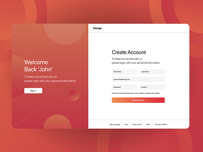New Login/Signup Experience for a Email SaaS business by BiitPixels on ...