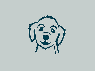 Pup Wip dog icon illustration lab logo pet pup puppy