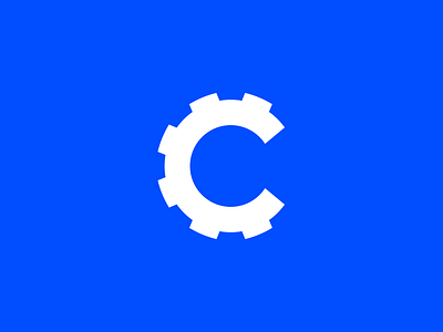 C c gear logo mark settings