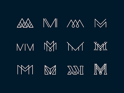 M+M double m monogram ms