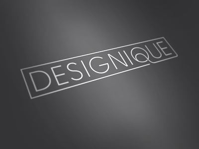 Designique Logo design elegant logo logotype thin