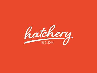hatchery logo hatch hatchery lettering logo type