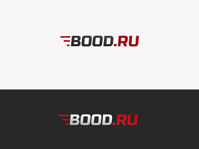 BOOD - Logo branding dark design gradient logo typography vector